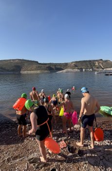Práctica de Aguas Abiertas en Tzibanzá, Cadereyta.